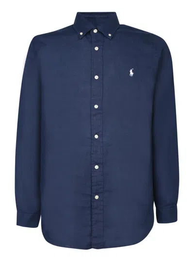 Polo Ralph Lauren Blue Linen Sport Shirt