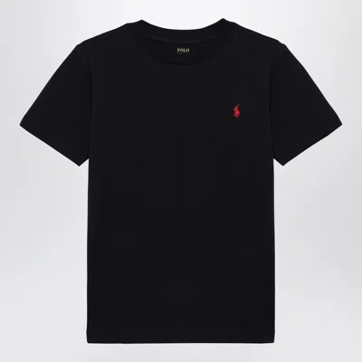 POLO RALPH LAUREN BLUE NAVY COTTON T-SHIRT