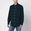 Polo Ralph Lauren Button-down Collar Logo-embroidered Checked Brushed-cotton Oxford Shirt In Green