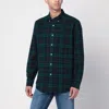 Polo Ralph Lauren Button-down Collar Logo-embroidered Checked Brushed-cotton Oxford Shirt In Green