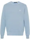 Polo Ralph Lauren Polo Pony-embroidered Sweatshirt In Blue