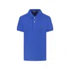Polo Ralph Lauren Blue Polo Shirt For Boy With Horse In Blue