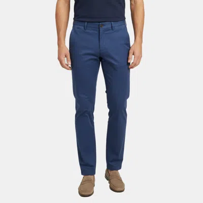 Pre-owned Polo Ralph Lauren Blue Stretch Cotton Chino Slim Fit Trousers M