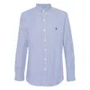 Polo Ralph Lauren Cotton Sport Shirt In Blue
