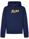 Polo Ralph Lauren Blue Sweatshirt With Logo Lettering On The Front