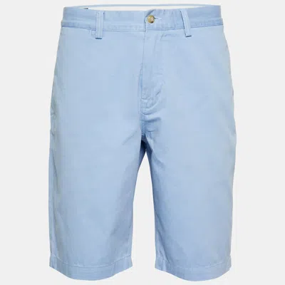 Pre-owned Polo Ralph Lauren Blue Twill Bedford Chino Shorts M