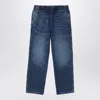Polo Ralph Lauren Blue Washed Denim Jeans In Blue