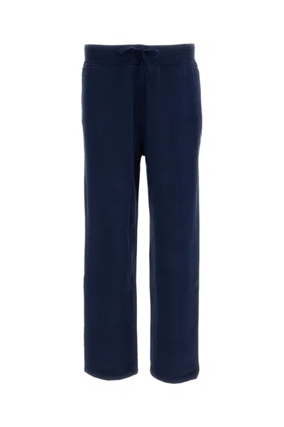 Polo Ralph Lauren Blue Wide-leg Cotton Sweatpants
