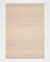 Polo Ralph Lauren Bluff Point Stripe Hand Woven Rug In Dune