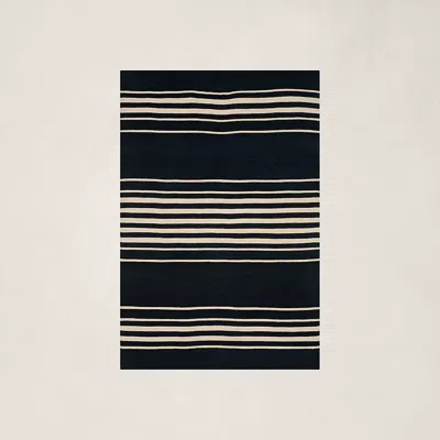 Polo Ralph Lauren Bluff Point Stripe Rug In Cinder