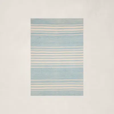 Polo Ralph Lauren Bluff Point Stripe Rug In Sky