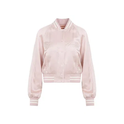 Polo Ralph Lauren Blush Pink Parson Lined Bomber In Neutrals
