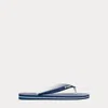 Polo Ralph Lauren Bolt Print Flip-flop In Indigo Shibori Patchwork
