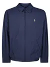 Polo Ralph Lauren Mens French Navy Classic New Fit Bi-swing Windbreaker Jacket In Blue