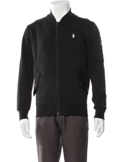 Pre-owned Polo Ralph Lauren Bomber Jacket In Black