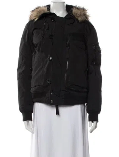 Pre-owned Polo Ralph Lauren Bomber Jacket In Black