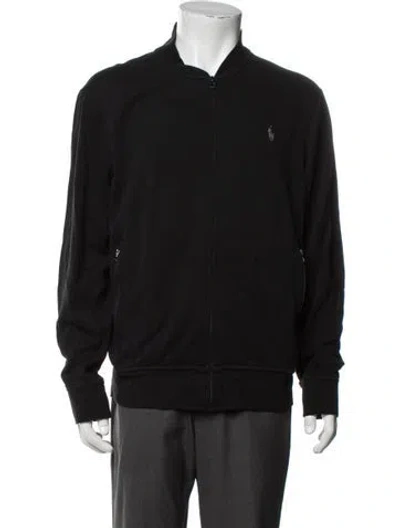 Pre-owned Polo Ralph Lauren Bomber Jacket In Black