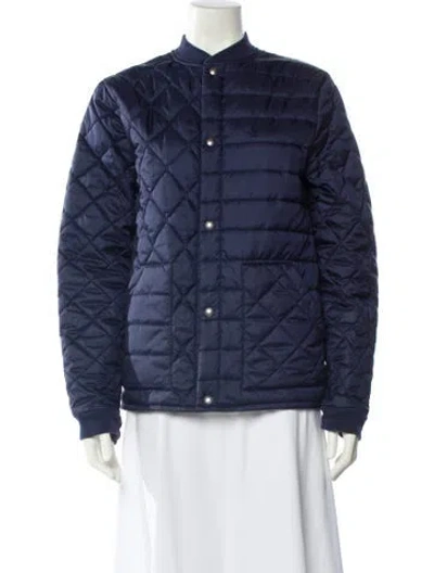 Pre-owned Polo Ralph Lauren Bomber Jacket In Blue