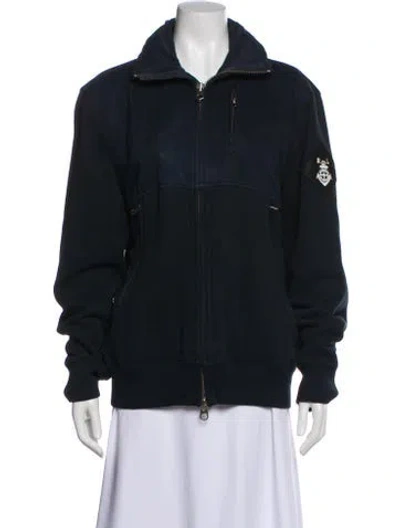 Pre-owned Polo Ralph Lauren Bomber Jacket In Blue