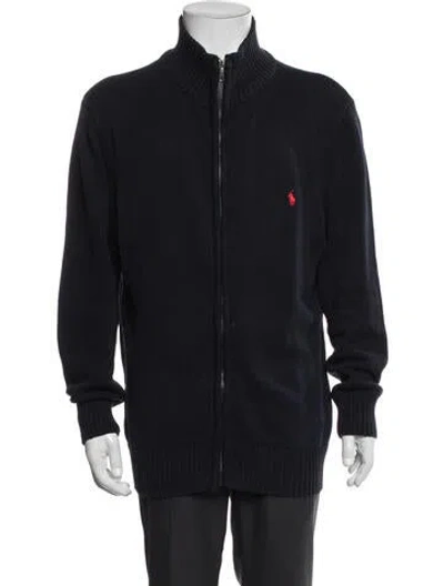 Pre-owned Polo Ralph Lauren Bomber Jacket In Blue