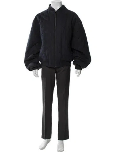 Pre-owned Polo Ralph Lauren Bomber Jacket In Blue