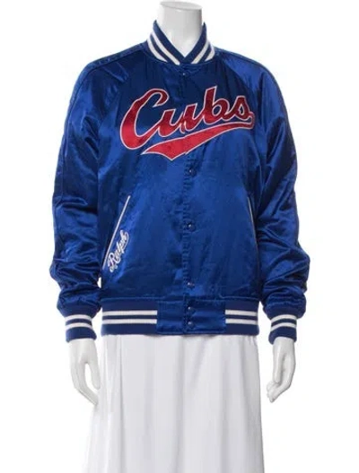 Pre-owned Polo Ralph Lauren Bomber Jacket In Blue