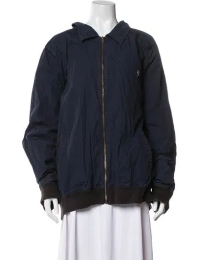 Pre-owned Polo Ralph Lauren Bomber Jacket In Blue