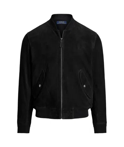Polo Ralph Lauren Bomber Jacket In Collection Navy