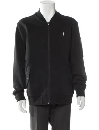 Pre-owned Polo Ralph Lauren Bomber Jacket In Gray