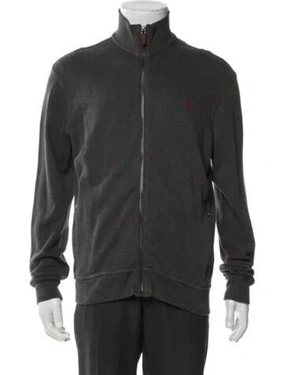 Pre-owned Polo Ralph Lauren Bomber Jacket In Gray