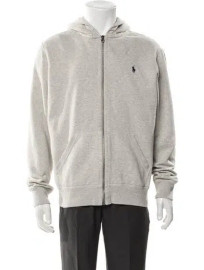 Pre-owned Polo Ralph Lauren Bomber Jacket In Gray