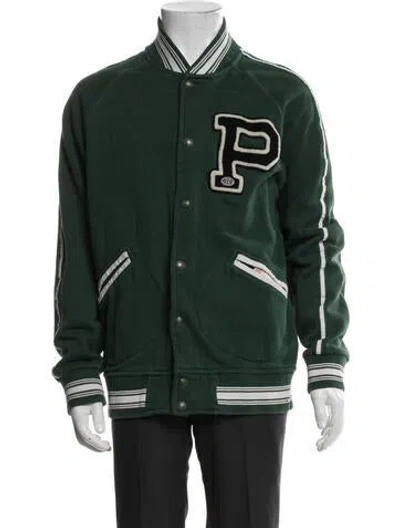 Pre-owned Polo Ralph Lauren Bomber Jacket In Green