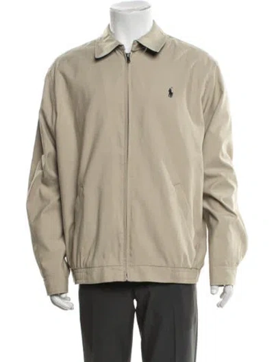Pre-owned Polo Ralph Lauren Bomber Jacket In Neutral