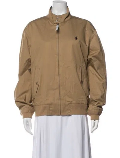 Pre-owned Polo Ralph Lauren Bomber Jacket In Neutrals
