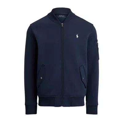 Polo Ralph Lauren Bomberm25-long Sleeve-sweatshirt In Blue