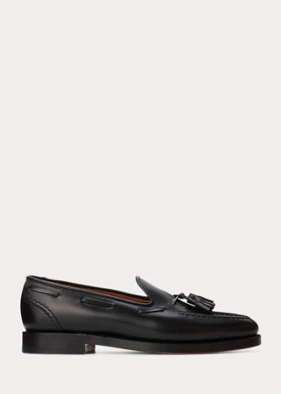 Polo Ralph Lauren Booth Calfskin Loafer In Black