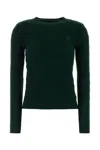 Polo Ralph Lauren Bottle Green Wool Blend Sweater In Green