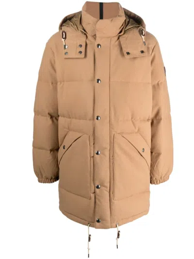 Polo Ralph Lauren Boulder Padded Hooded Coat In Brown