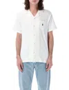 Polo Ralph Lauren Classic Fit Linen Camp Shirt In White