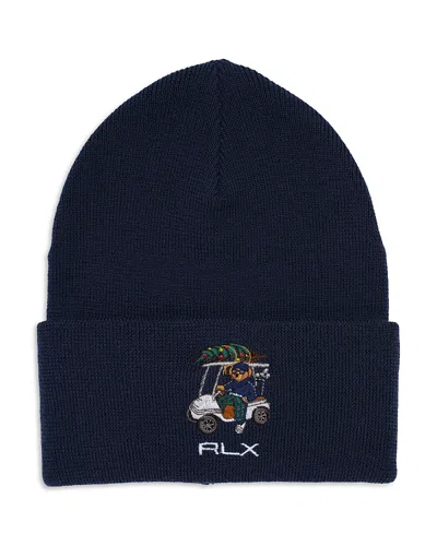 Polo Ralph Lauren Boxed Beanie In Blue