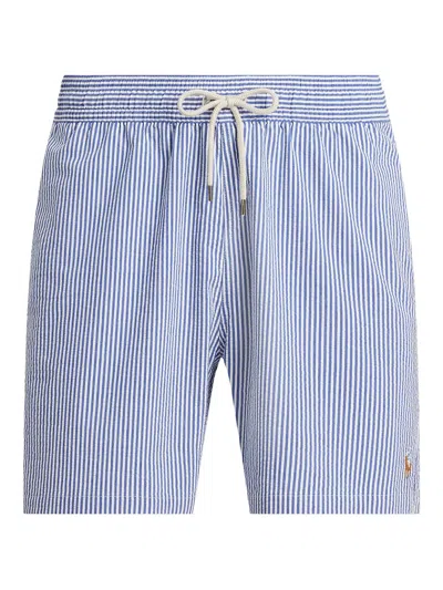 Polo Ralph Lauren Traveler Classic-fit Swim Shorts Swimwear Light Blue
