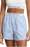 Polo Ralph Lauren Boxer Pajama Shorts In Purple