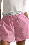 Polo Ralph Lauren Boxer Pajama Shorts In College Pink