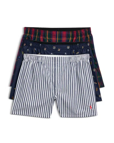Polo Ralph Lauren Boxers, Pack Of 3 In Multi