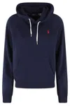 Polo Ralph Lauren Logo Embroidery Hoodie Sweatshirt Blue