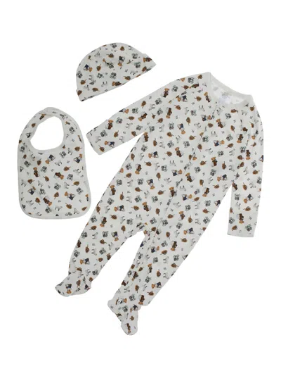 Polo Ralph Lauren Babies' Boy Bear 3pc-sets-gift Box Set In Multicolor