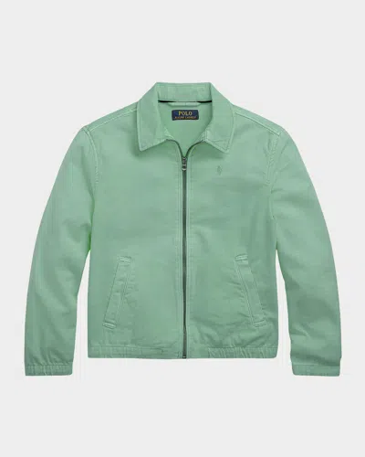 Polo Ralph Lauren Kids' Boy's Montauk Bayport Jacket In Faded Mint