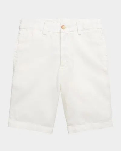 POLO RALPH LAUREN BOY'S PREPPY PONY EMBROIDERED SHORTS