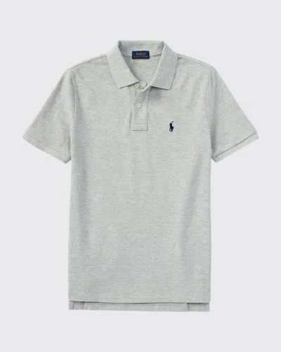 POLO RALPH LAUREN BOY'S SHORT-SLEEVE LOGO EMBROIDERY POLO SHIRT