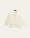 Polo Ralph Lauren Little Boy's & Boy's Linen Suit Jacket In Light Cream